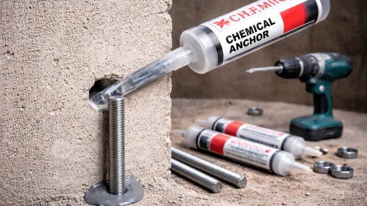 Instalacja kotwy chemicznej
